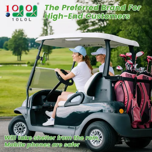 Vista 2 de 10L0L Soporte de teléfono para carrito de golf, ajuste universal para Club Car DS, Yamaha, EZGO TXT RXV (tubo cuadrado de 0.75 a 1.25 pulgadas)