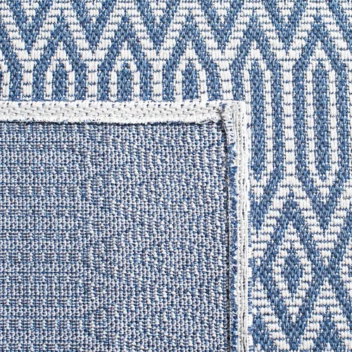Vista 21 de Martha Stewart x SAFAVIEH - Colección de alfombras de área de 2 x 8 pies, color antracita y gris claro, tejido plano, de algodón, ideal para sala