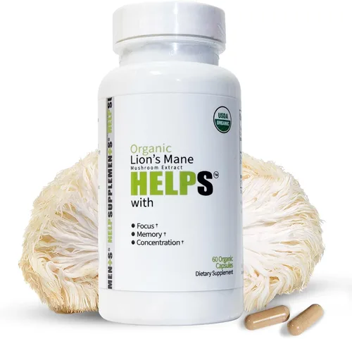 Vista 7 de Cápsulas de complejo de hongos orgánicos Suplemento de hongos 6 en 1 Salud cerebral, sistema de apoyo inmunológico, memoria y energía 1000 mg