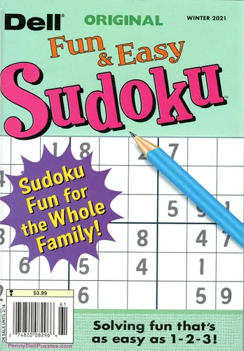 Vista 2 de Mixed Lot of 4 Dell Sudoku Books (Fun & Easy, Original, Crazy For, Totally)