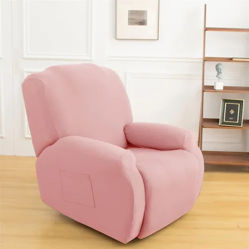 Vista 28 de LazyBoy - Funda para sillón reclinable, color liso, 4 piezas, fundas protectoras de muebles para sillón reclinable con bolsillo, funda para sofá