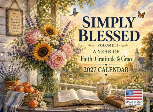 Vista 12 de Calendario cristiano 2027 con escritura bíblica religiosa, calendario mensual de pared, 12 meses Citas de la Biblia