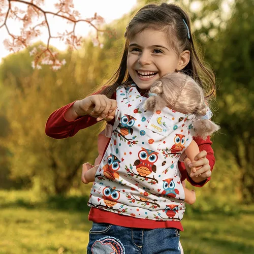 Vista 8 de HappyVk - Bolsa de pañales para muñecas y portabebés para niños.