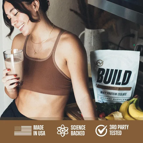 Vista 5 de Outwork Nutrition Proteína aislada de suero en polvo, acelera la construcción muscular y la recuperación, baja en lactosa, sin gluten, suplemento