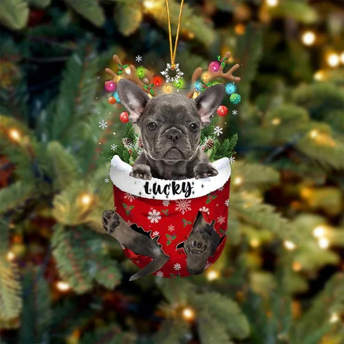 Vista 145 de Adorno de Navidad personalizado para perro Airedale Terrier en bolsillo de nieve, adorno para árbol de Navidad, idea de regalo para amantes