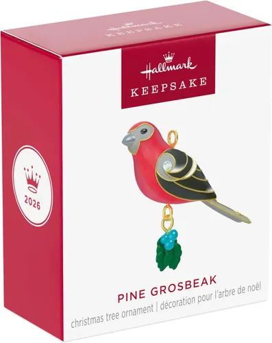 Vista 7 de Hallmark Keepsake Adorno de Navidad (Pine Grosbeak)