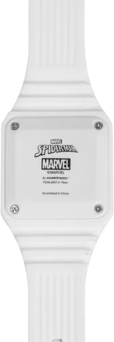 Vista 3 de Marvel Reloj con pantalla digital LED para niños con correa de gráficos, Azul, Chino