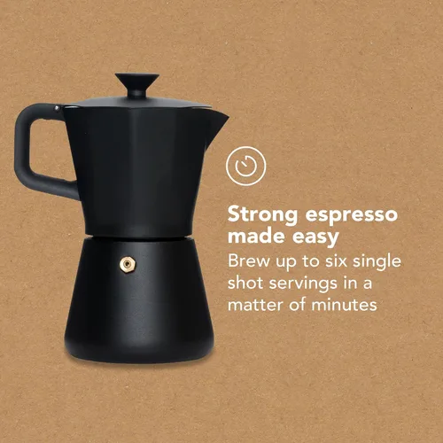Vista 5 de MiiR Nueva olla Moka estándar, 10 onzas, cafetera duradera para preparar café expreso rico