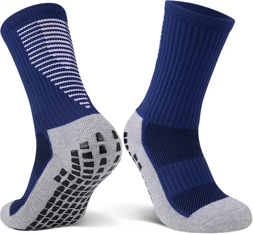 Vista 4 de JHM Calcetines deportivos antideslizantes antideslizantes antideslizantes para hombres y mujeres para tallas de zapatos de EE. UU. 6-12