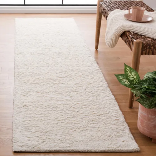 Vista 26 de SAFAVIEH Casablanca Shag Collection - Alfombra decorativa, 2 pies 3 pulgadas x 5 pies, turquesa y marfil, lana maciza hecha a mano, ideal para sala