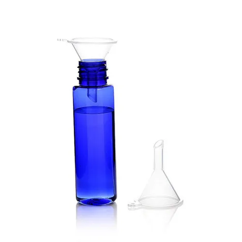 Vista 6 de 150 piezas Mini atomizador de botella de plástico de 0.07 onzas líquidas, botella de perfume recargable, botella de muestra vacía con 2 mini embudos