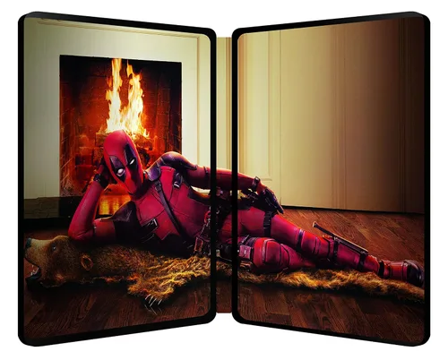 Vista 3 de Deadpool Blu-ray Steelbook (Region-Free Import EMBOSSED)