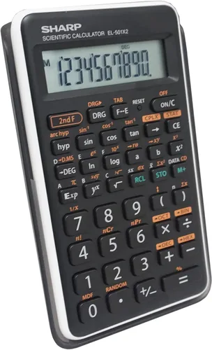 Vista 6 de Sharp EL501X2BWH Calculadora científica/de ingeniería Negro