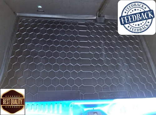 Vista 2 de Gummiauto Alfombrilla de carga para todo tipo de clima, para maletero trasero, para Renault Sandero Stepway 2013-2020, color negro