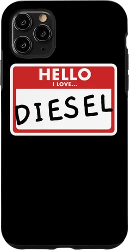 Vista 4 de iPhone 12 mini Hello I Love Diesel Diesel Diesel Roll Carbón Power 4X4 Camiones caso