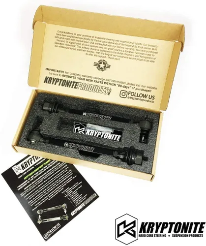 Vista 2 de Extremos de Barras de Dirección Kryptonite Death Grip KRTR11 Compatibles con Chevy/GMC 2500HD 3500HD 6.6L Duramax Diesel 2011-2019