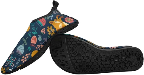 Vista 3 de Happy Fox - Zapatos de agua descalzos para playa, natación, caminar