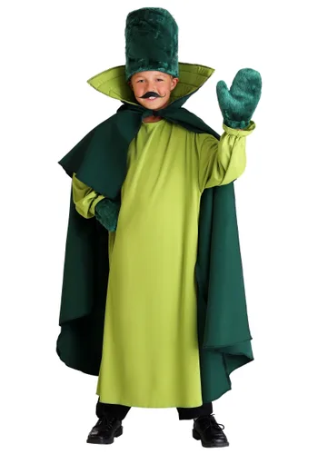 Vista 3 de Disfraz de Guardia Verde para niños Multicolor