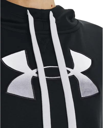 Vista 4 de Under Armour Sudadera con capucha Armour con logotipo grande para mujer