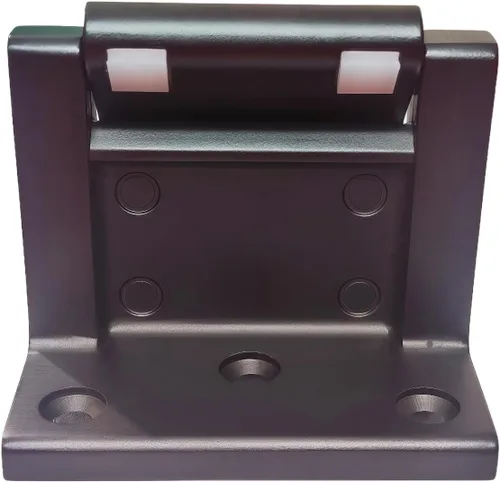 Vista 4 de Cerradura de puerta negra reforzador de privacidad para puerta, cerradura de puerta de seguridad de hotel, pestillo de puerta de privacidad