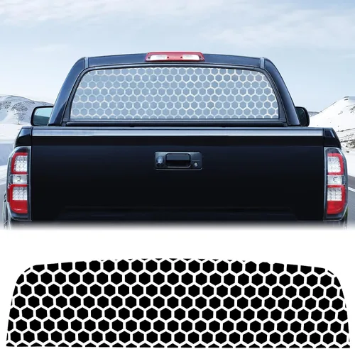Vista 9 de Aunginsy Adhesivo para panel de vidrio para ventana trasera, compatible con Toyota Tundra 2007-2021, panel de ventana de puerta trasera