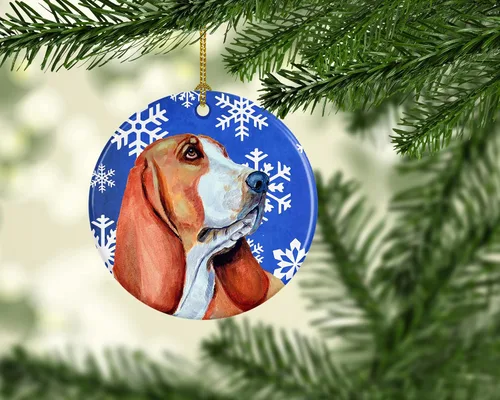 Vista 361 de Caroline's Treasures Cavalier Spaniel - Adorno de cerámica para colgar en el árbol de Navidad, para el hogar, Navidad, fiestas, regalo, 3 pulgadas