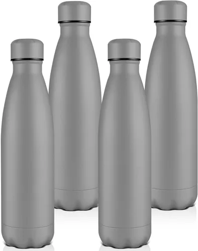 Vista 9 de Volhoply Botellas de agua aisladas de 25 onzas, paquete de 1/2/4, termo de acero inoxidable de doble pared que mantiene el frío y el calor, botella