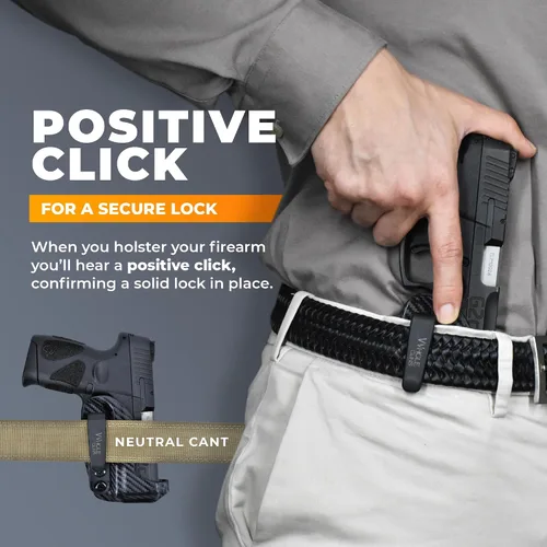 Vista 5 de IWB Tanga de perfil extra bajo – dentro de la funda de cintura – se adapta a Taurus G3C/G2C