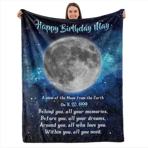 Vista 31 de TURMTF Manta personalizada con foto para mamá de hija e hijo, regalos de boda personalizados para ella, él, pareja, esposa, marido, novia, novio