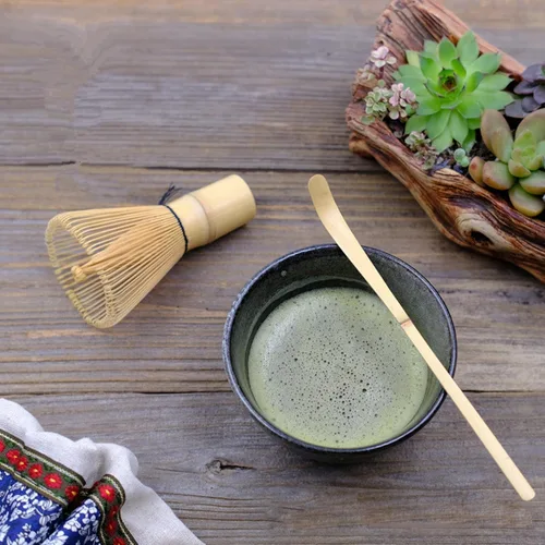 Vista 7 de Juego de accesorios para té con recipiente de cerámica, amarillo
