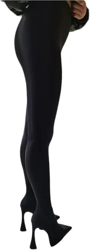Vista 8 de Jeffrey Campbell Botas 2 en 2 de tela negra