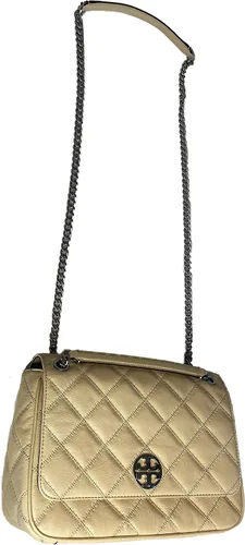 Vista 5 de Tory Burch Willa - Bolso de hombro convertible de piel acolchada, talla única, color crema