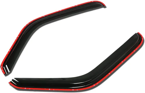 Vista 11 de Auto Dynasty 4 unidades de protector de lluvia para ventana con cinta adhesiva compatible con Mazda 3 2004-2009, acrílico