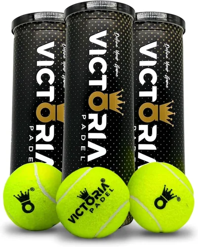 Vista 8 de Pelota – Pelotas de pádel profesionales certificadas por FIP – Pelotas de pádel duraderas con rebote constante – Fieltro de alta calidad para alto