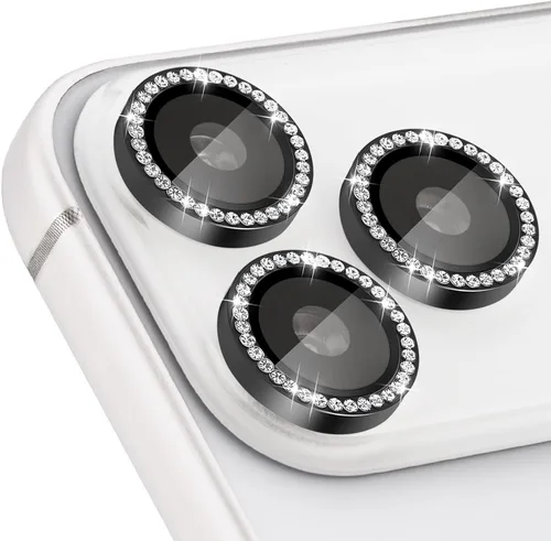 Vista 29 de Protector de Lente de Cámara para iPhone 17 Pro/17 Pro Max, Protector de Cámara de Vidrio Templado Individual con Bandeja de Instalación Compatible