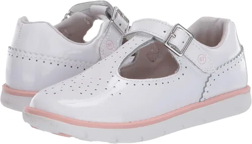Vista 7 de Stride Rite Tenis unisex SRT Nell para niños, Blanco, 4 Wide Toddler