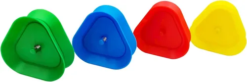 Vista 2 de Yuanhe Soporte para Juegos de Cartas - Paquete de 4 Bandejas de Cartas para Manos Pequeñas para Niños, Personas Mayores, Soportes de Cartas Manos