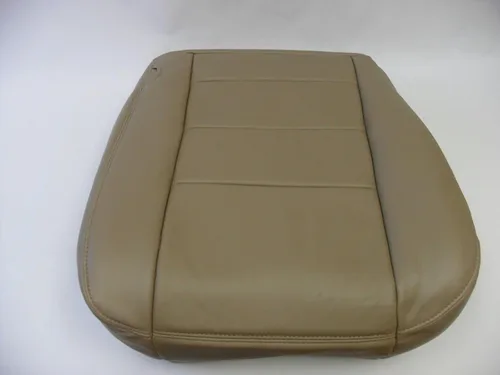 Vista 5 de 2002 a 07 para Ford F-250 Lariat Driver & Passenger Bottom Fundas de asiento de cuero TAN