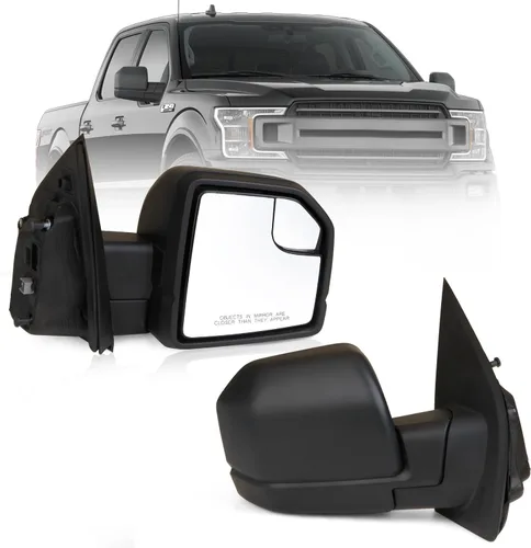 Vista 10 de MITZONE Espejo lateral del lado del conductor F150 Compatible con Ford F-150 2015-2020 con vidrio de punto ciego, eléctrico, 3 pines sin luz
