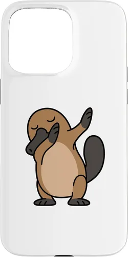 Vista 28 de iPhone 16 Dabbing Platypus Dab Dance Pose Animal Case