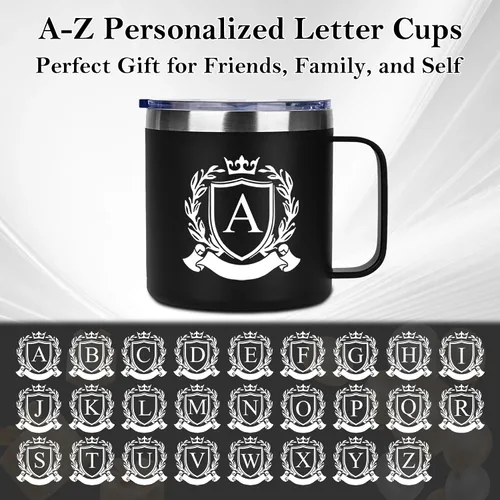 Vista 2 de MNZZ Taza de Café Aislada Personalizada de 14 Oz de Acero Inoxidable a Prueba de Fugas Taza de Agua Grande Pesada Taza Cafe Accesorios de Viaje