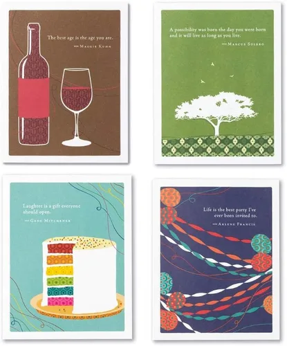 Vista 16 de Compendium Positively Green - Paquete de 4 tarjetas de aliento – Courage dear, heart (cuatro tarjetas en total, un diseño, con sobres)