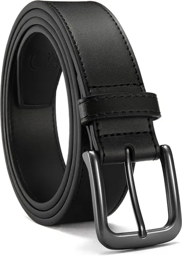 Vista 10 de CHAOREN Cinturones de cuero para hombre - Cinturón de 35mm de cuero genuino para jeans - Regalo para hombre para vestir casual