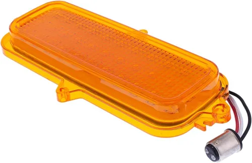 Vista 4 de United Pacific CPL6066A 33 LED ámbar señal de giro y luz de estacionamiento para camioneta Chevy 1960-66, 12V, recubierto de epoxi y sellado