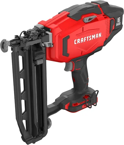 Vista 3 de CRAFTSMAN V20 - Clavadora eléctrica inalámbrica, calibre 16, solo herramienta (CMCN616B)