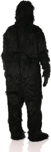 Vista 2 de Disfraz de gorila de Goin Ape para adultos, Negro