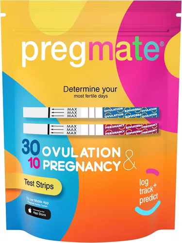 Vista 10 de Pregmate 20 tiras de prueba de ovulación y 5 embarazo