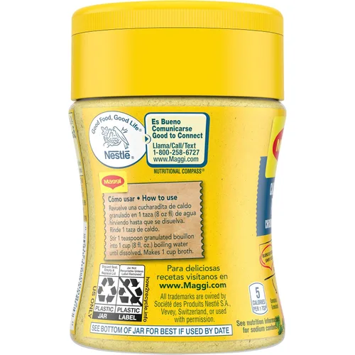 Vista 7 de Maggi Caldo de sabor a pollo granulado, 3.5 oz