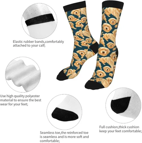 Vista 7 de Sigouyinei Calcetines divertidos y casuales para hombres y mujeres