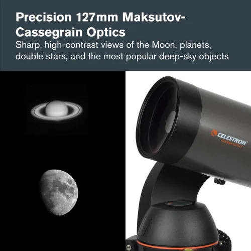 Vista 5 de Telescopio computarizado Celestron modelo NexStar 130 SLT